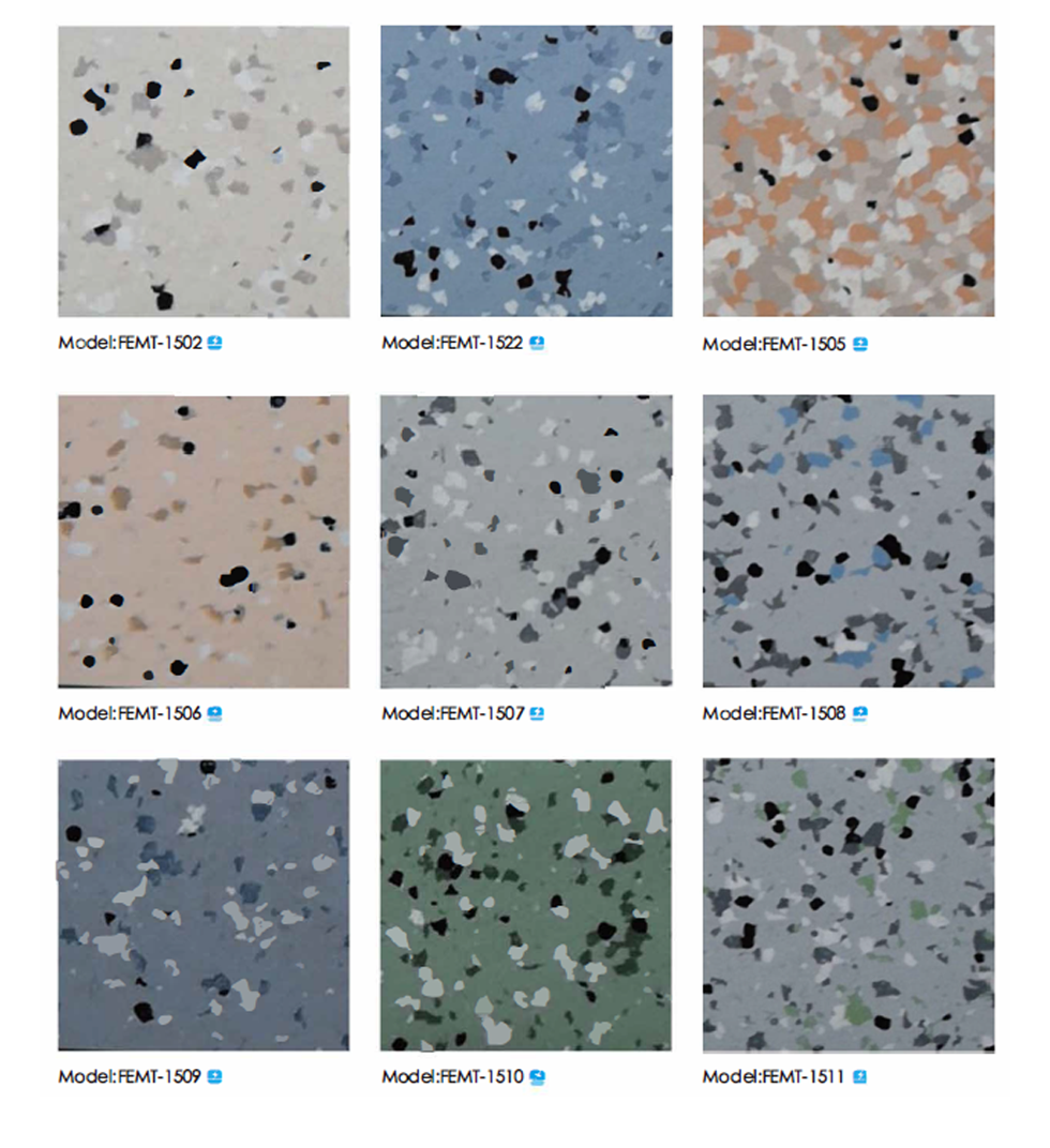 Antistatic Conductive PVC Flooring Mat Vinyl Flooring Indoor Tile Anti-static PVC Floor ESD Tiles